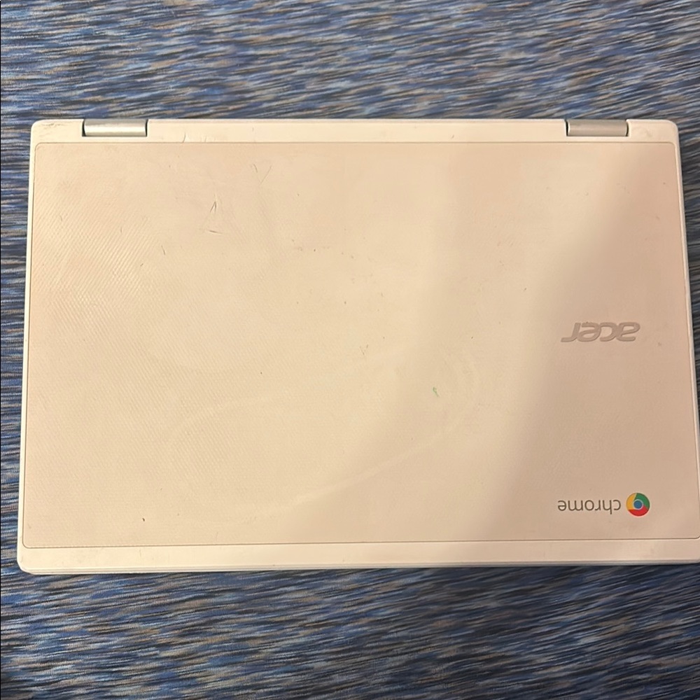 Acer White Convertible Laptop with 360-Degree Hinge